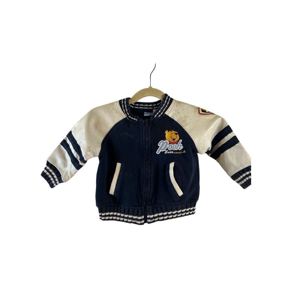 Disney 12m Pooh Bear Classic letter‎ jacket peeling vintage